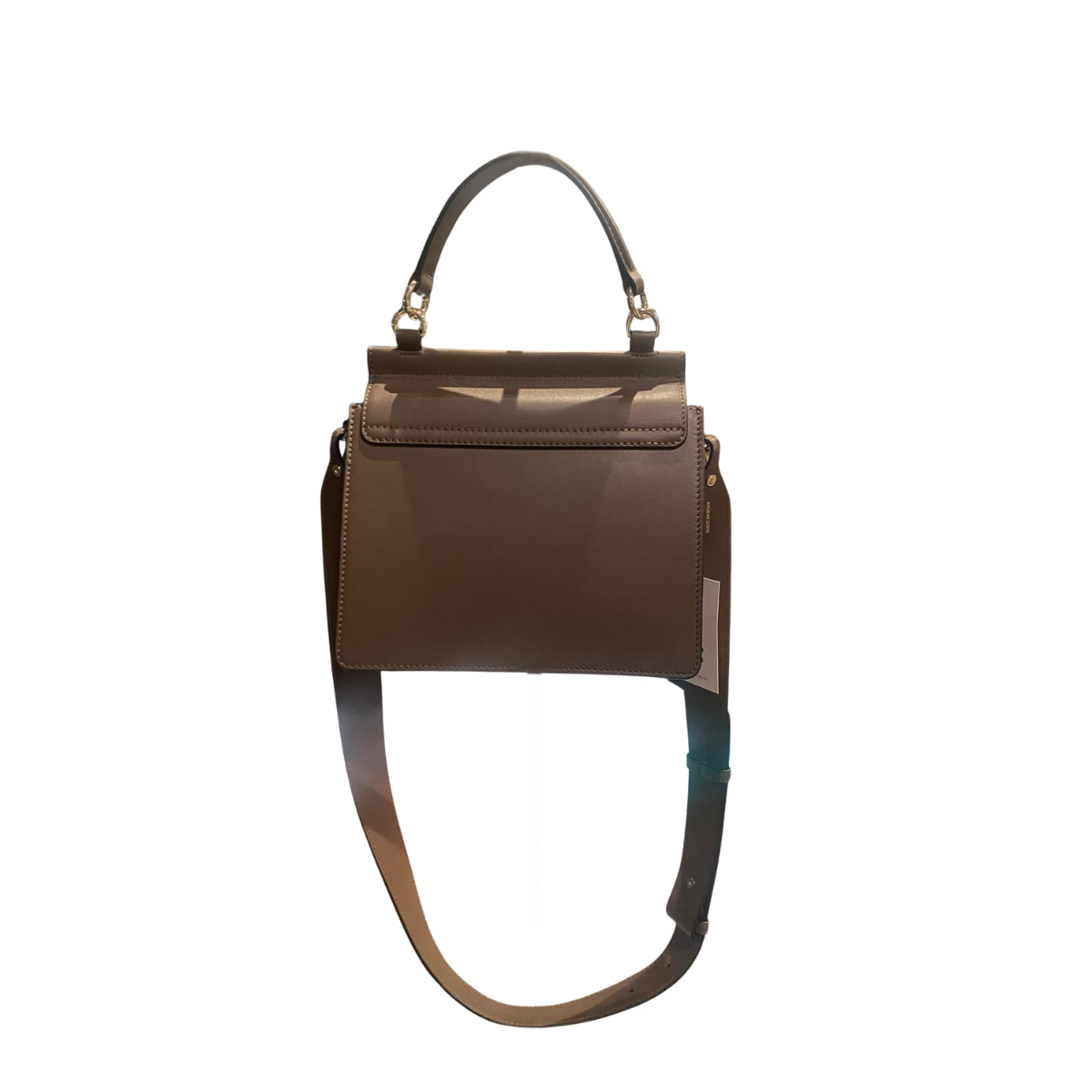 Bolso Sandra Freckled detalle dorado - Marron chocolat 013