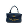 Bolso de piel negro Rue Madame Paris - Delante