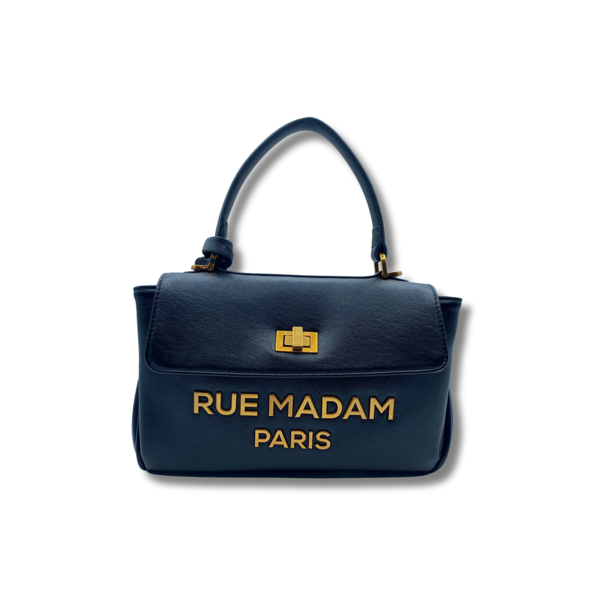 Bolso de piel negro Rue Madame Paris - Delante