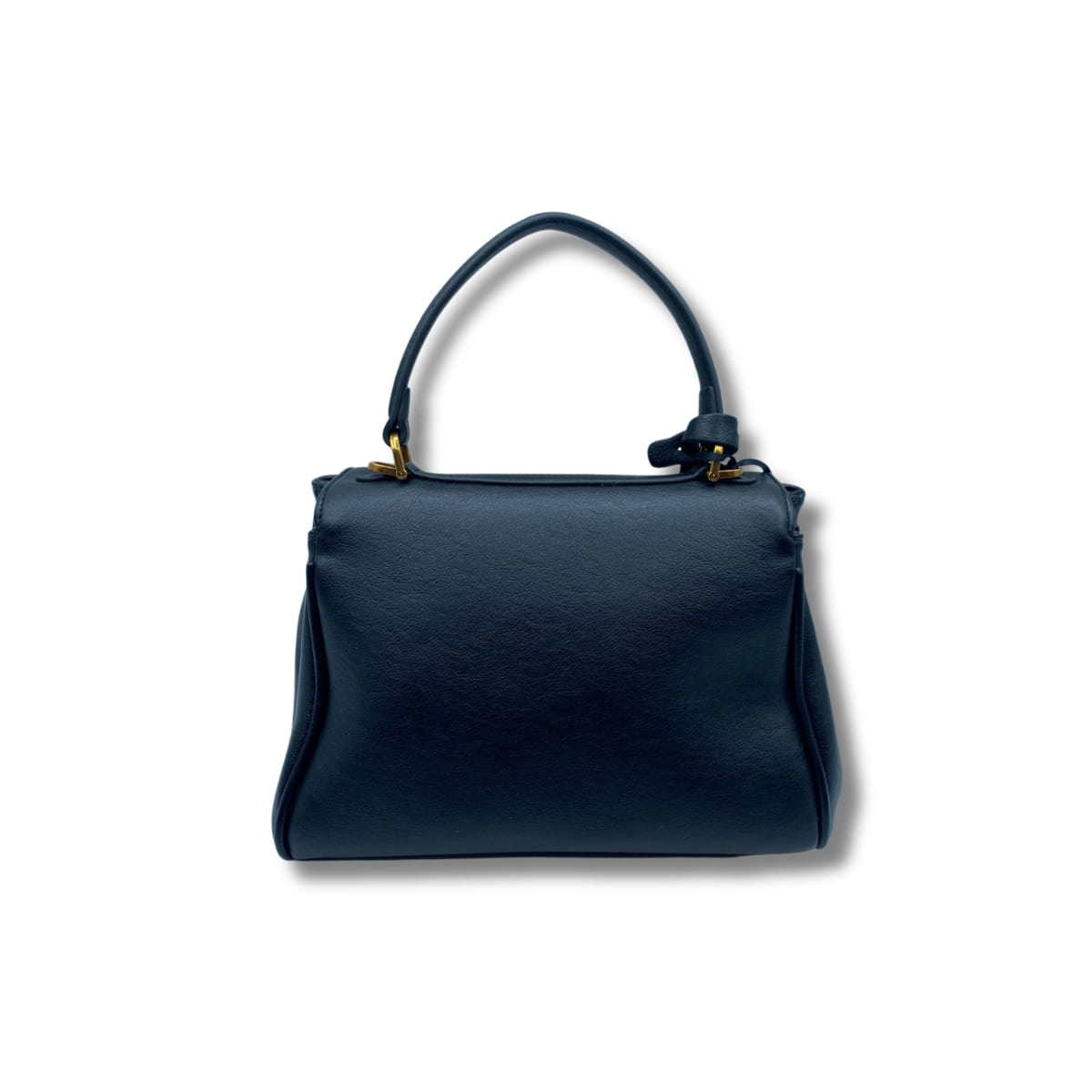 Bolso de piel negro Rue Madame Paris - Detrás