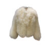 Yak animal Tibet chaqueta en blanco puro delante