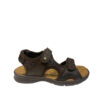 Sandalia con tira ajustable para hombre marron