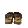Sandalia con tira ajustable para hombre marron trasero