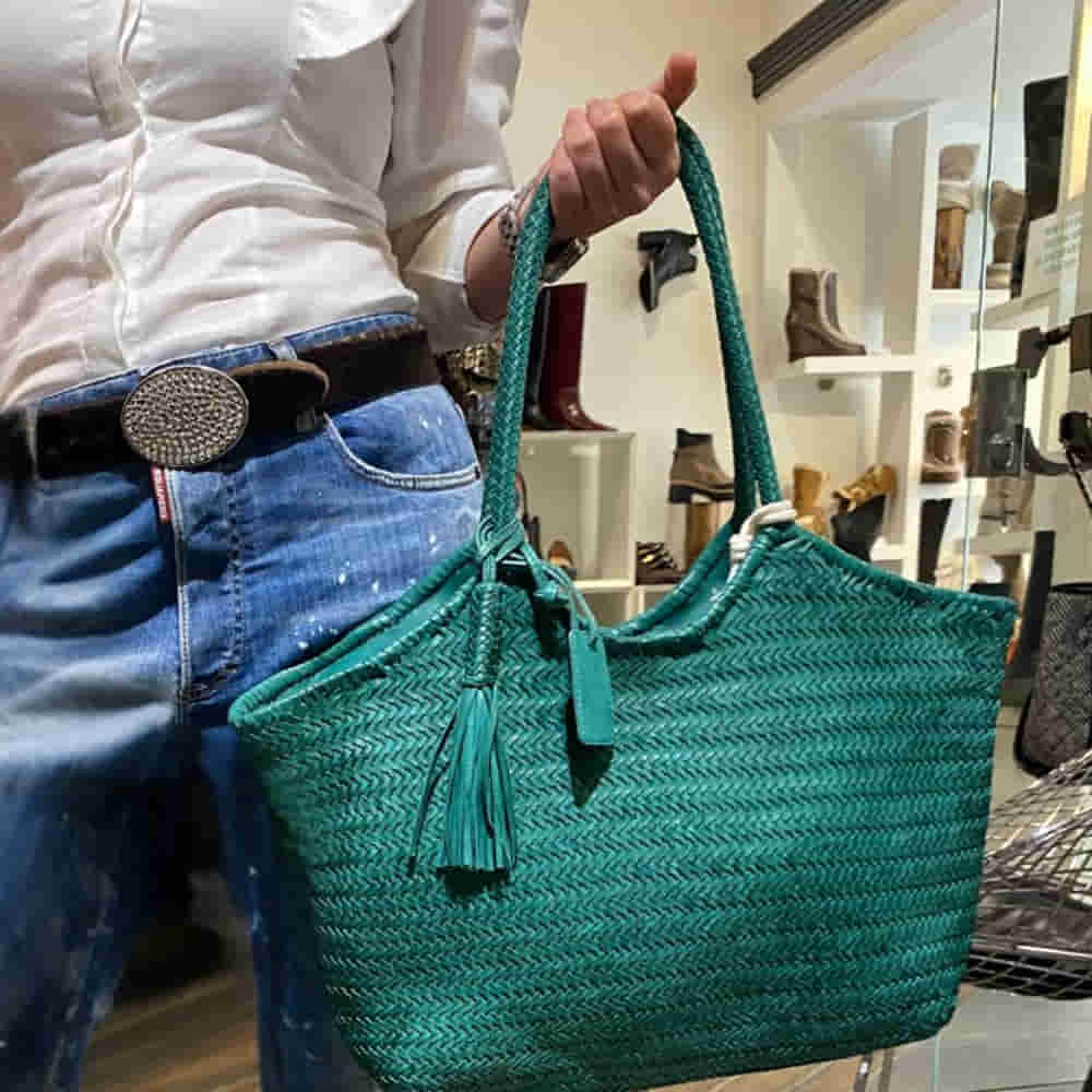 Bolso Shopper BIBA Turquesa