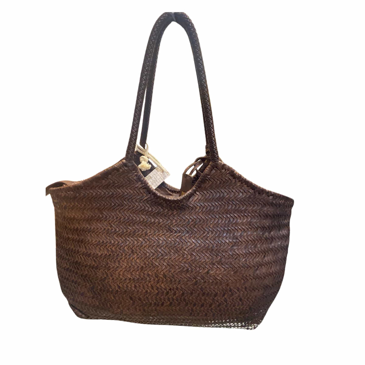 Bolso Shopper BIBA detrás - Marrón Chocolat