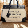 Bolso Tote Canvas XL con bandolera extraíble.
