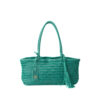 Bolso Trenzado Perkins Turquesa de BIBA