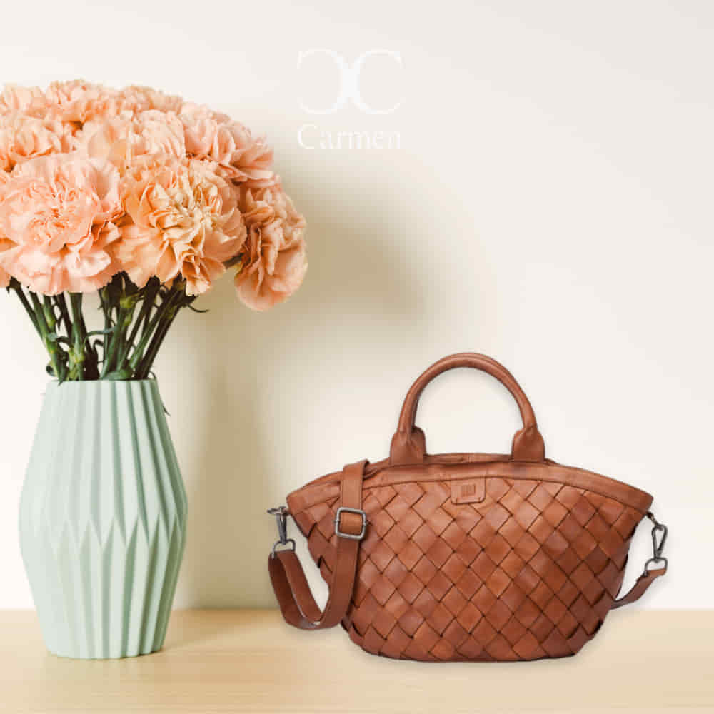 Bolso capazo de hombro Lewis cuero