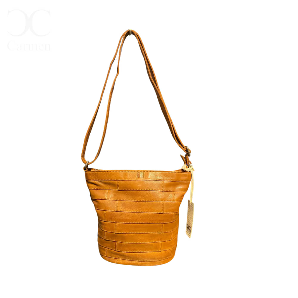 Bolso con bandolera cuero BIBA con cremallera