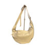 Bolso de piel con tachuelas de BIBA Beige