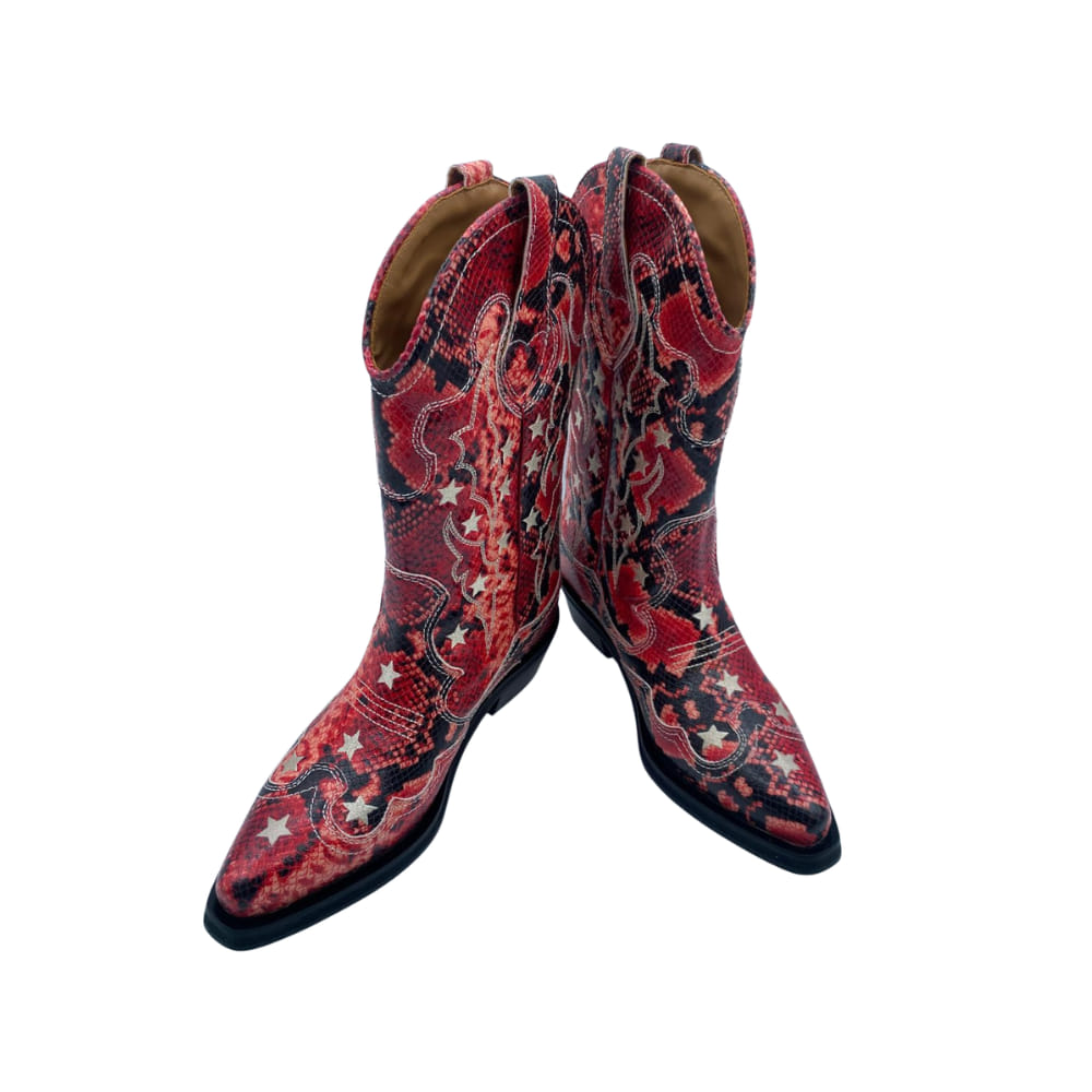 Botas Puraai Red Snake perfil