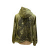 Cazadora Dragon verde con capucha envolvente