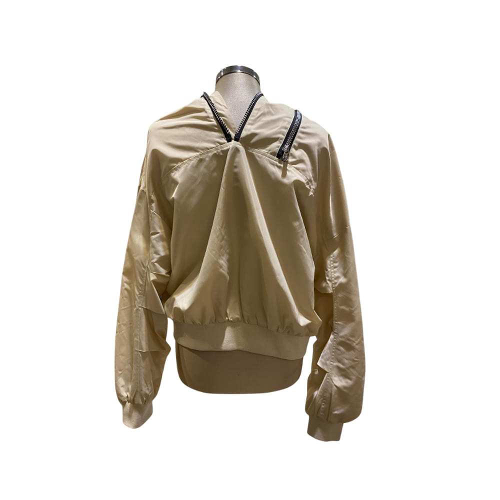Cazadora Urban Shine para chica con cremalleras espalda en pico