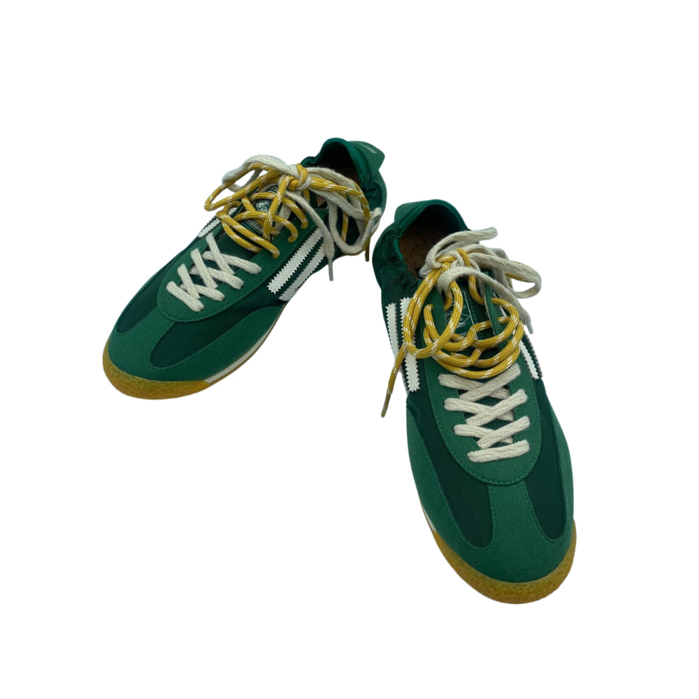 Deportivas Bicolor Verde Puraai perfil