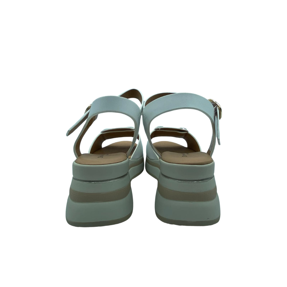 Sandalia Plataforma H Blanco trasera Sandalia Plataforma H Blanco trasera