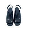 Sandalia Plataforma Negro H frente