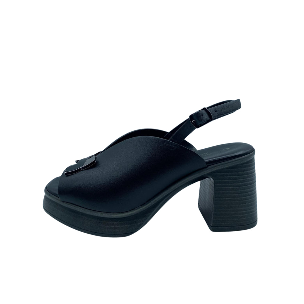 Sandalia Plataforma Negro H