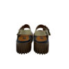 Sandalia Tiras Beige & Nude trasera