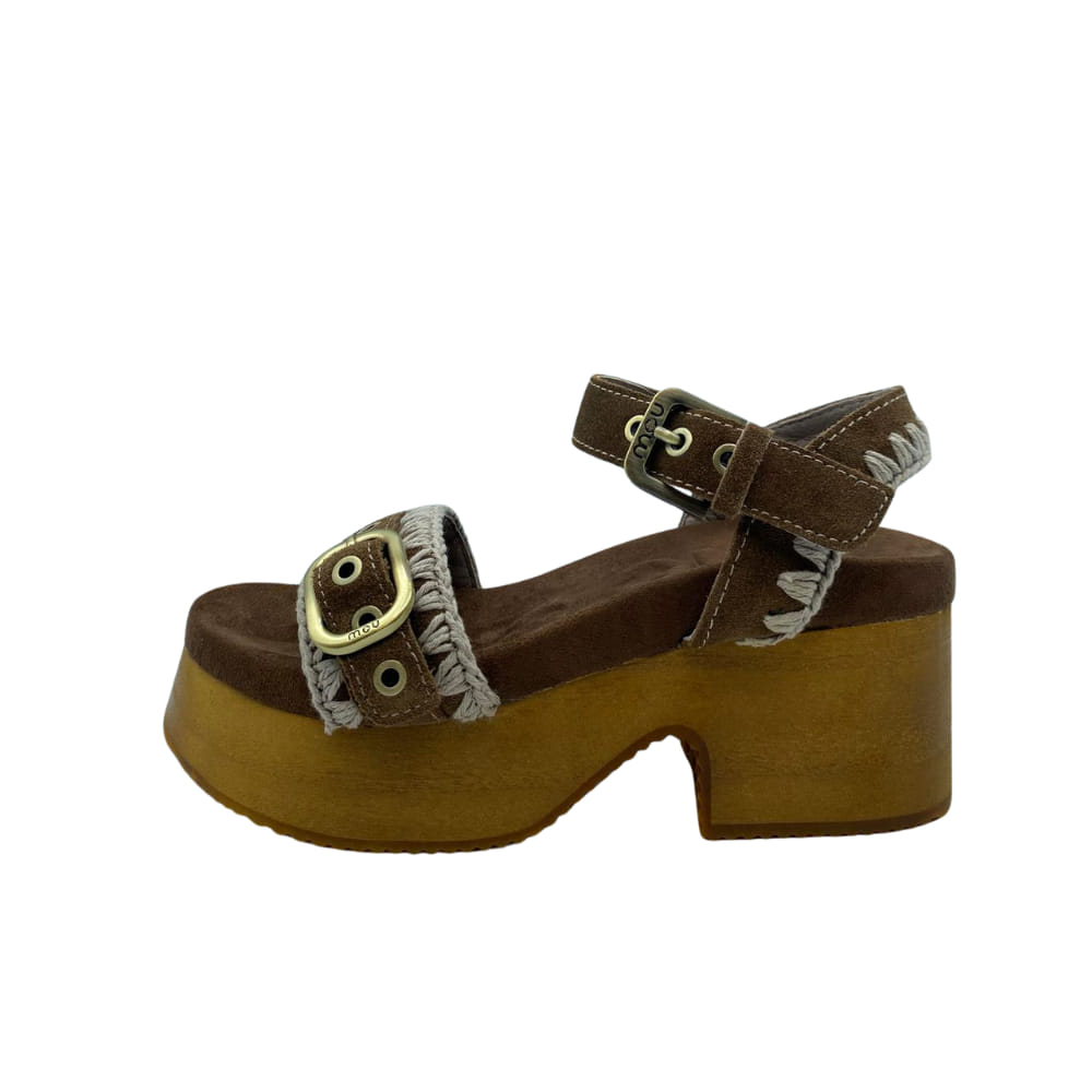 Sandalia Tiras Mou en camel