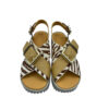 Sandalia Zebra Plataforma frente