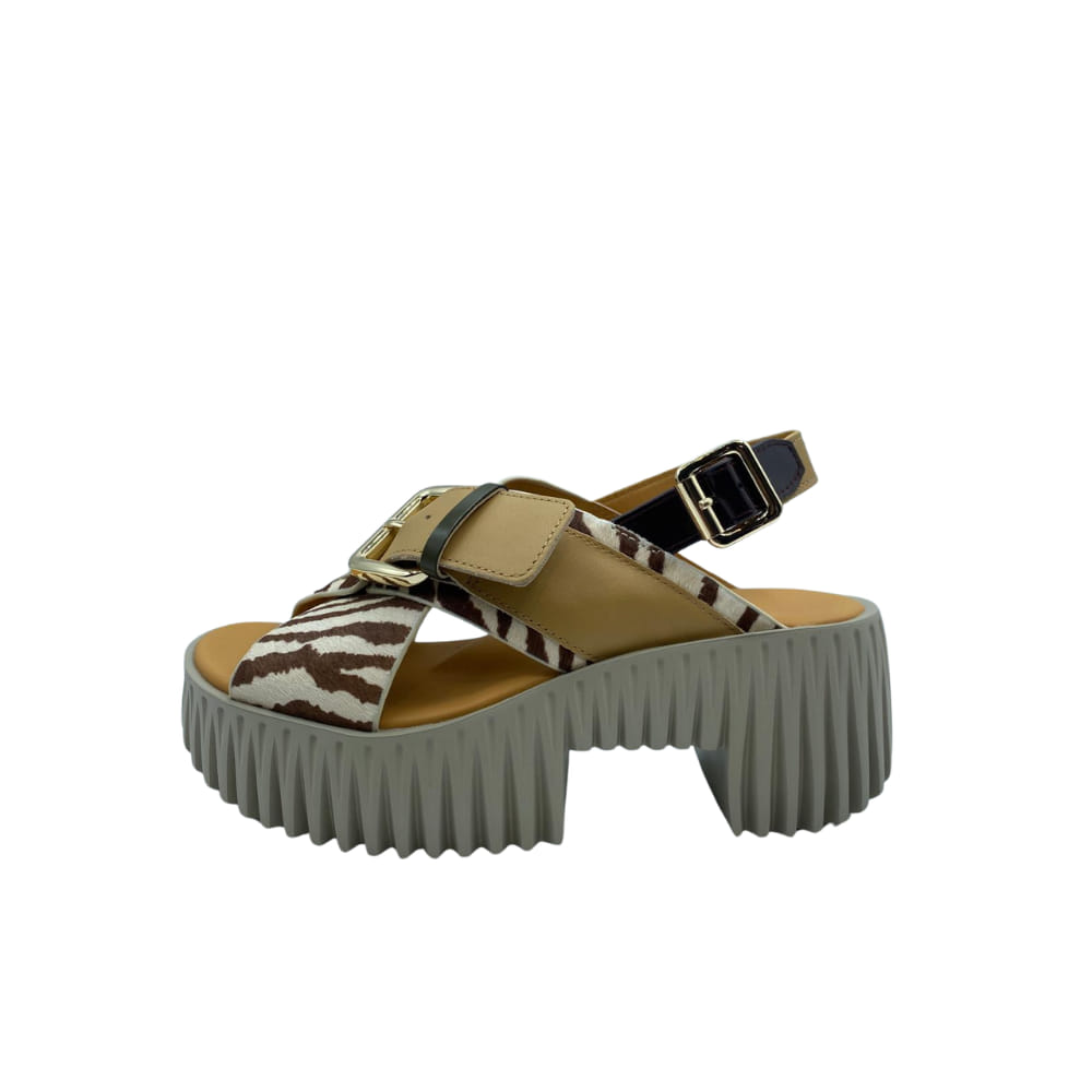 Sandalia Zebra Plataforma