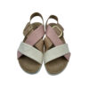 Sandalias Plataforma Tricolor IMAC modelo make up frente