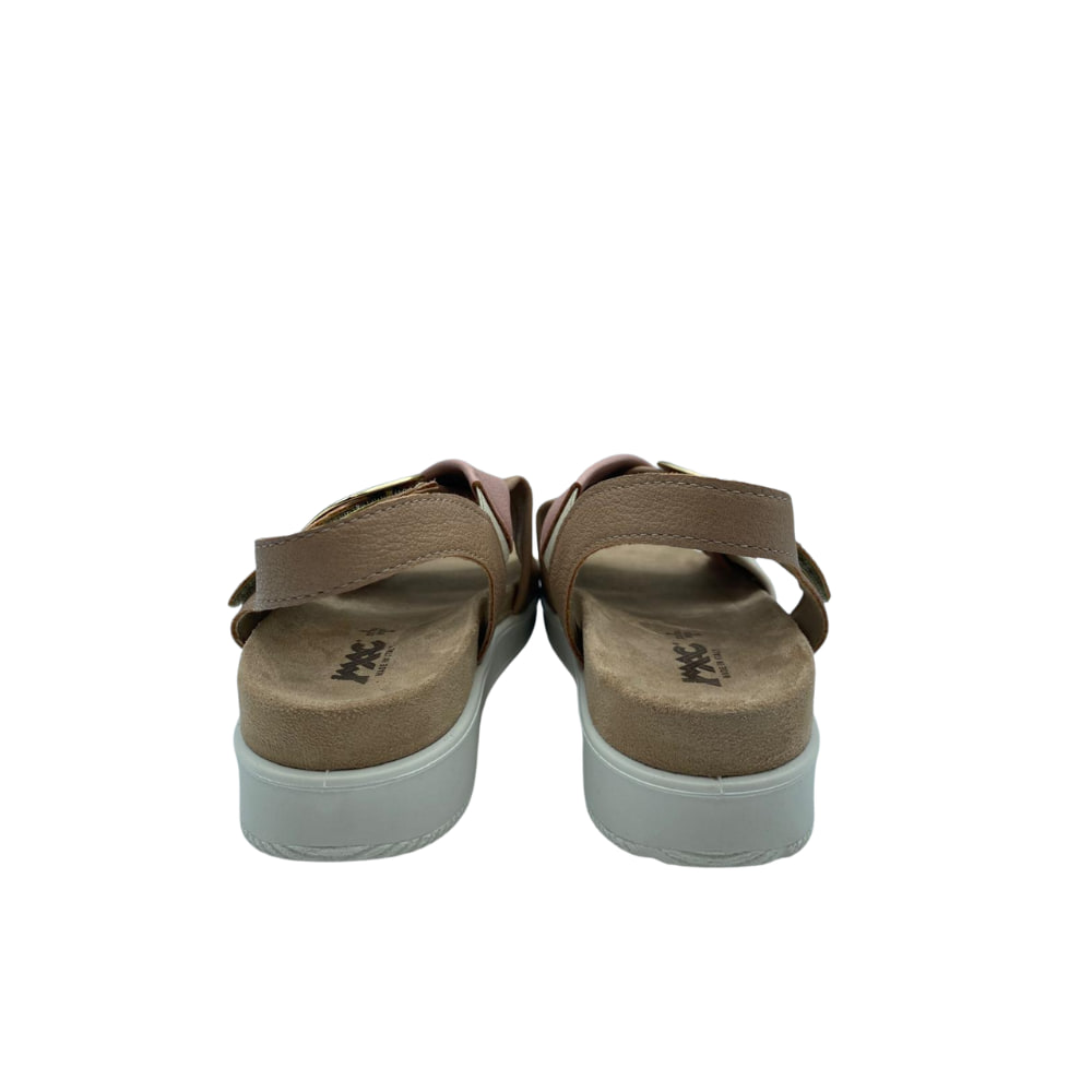 Sandalias Plataforma Tricolor IMAC modelo make up trasera