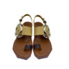 Sandalias Ring-toe Beige frente Sandalias Ring-toe Beige frente