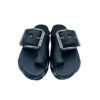Sandalias Ring toe piel Negro frente