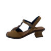 Sandalias de piezas geométricas Camel