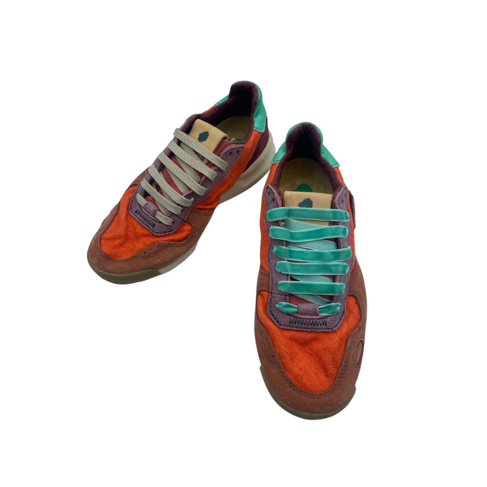 Zapatillas deportivas Satorisan chica tricolor perfil