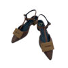 Zapato Bicolor Coffee con tacón perfil Zapato Bicolor Coffee con tacón perfil