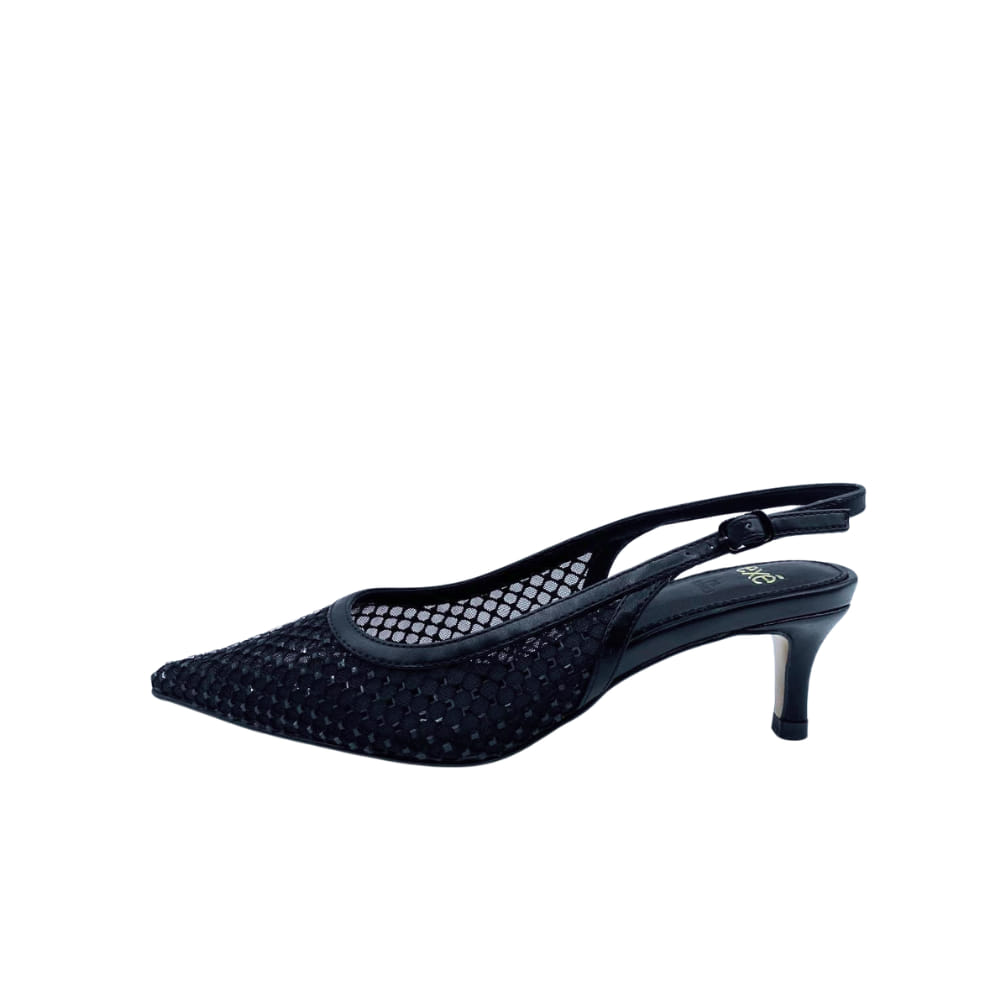 Zapato Strass Negro