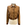 Bomber en Ante Cuero con botones