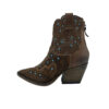 Botin campero con apliques turquesa
