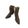Botin campero con apliques turquesa perfil