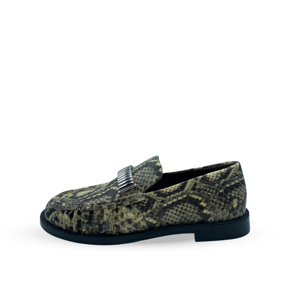 Mocasín efecto serpiente de mujer