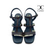 Sandalias Plataforma Black Gold frente