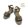 Sandalias Plataforma H Chocolat frente
