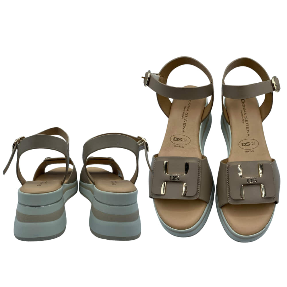 Sandalias Plataforma H Chocolat perfil