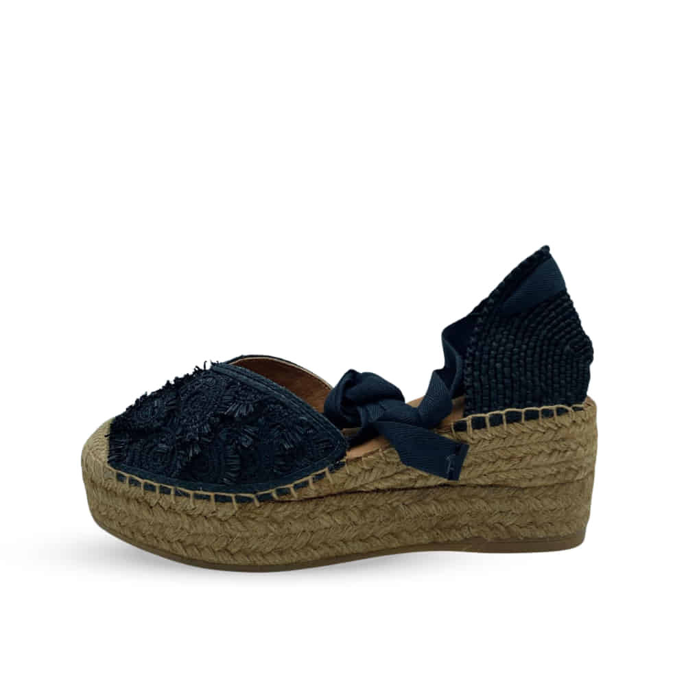 Sandalias de cuña Kanna Negro