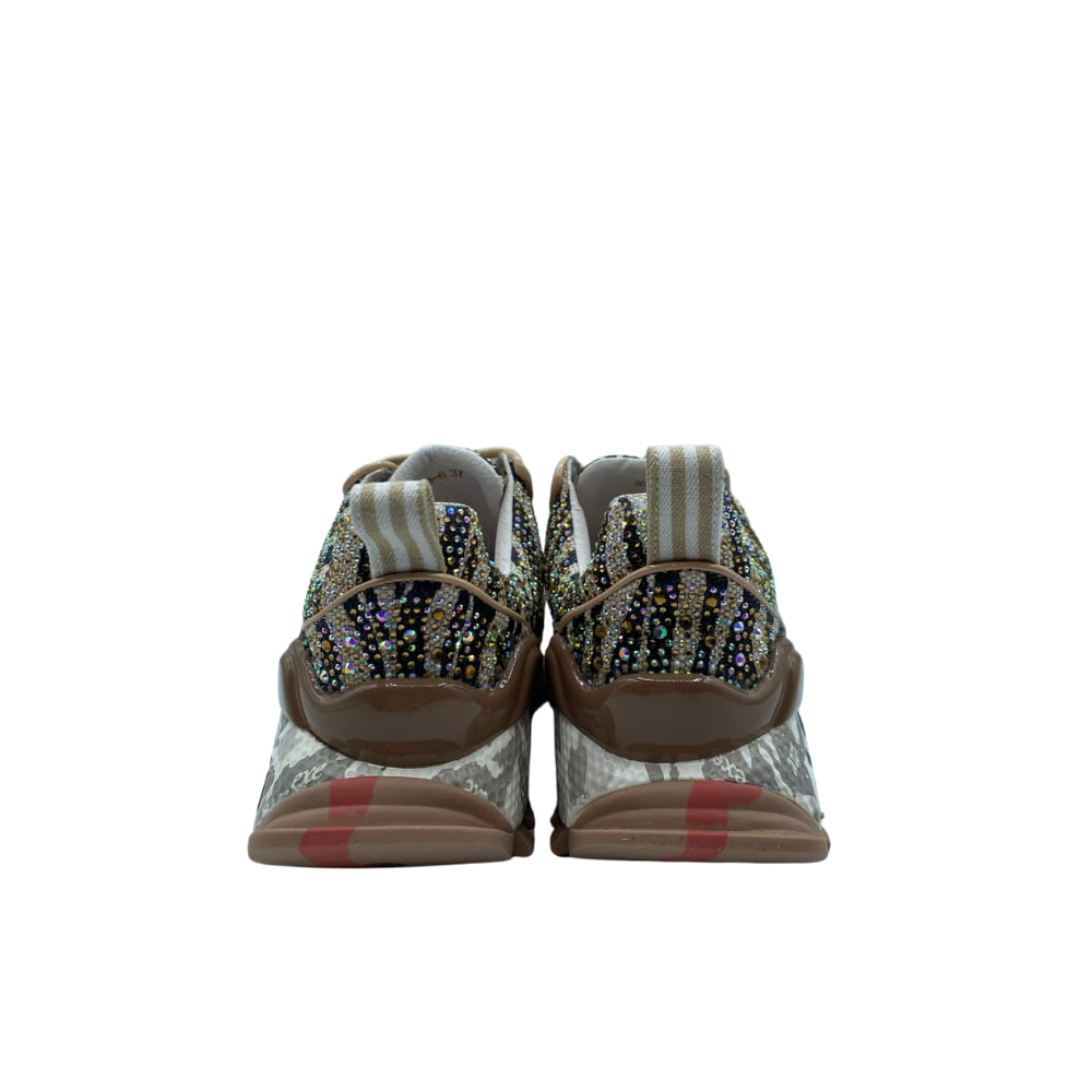 Sneakers Multicolor Joyas Beige trasera Sneakers Multicolor Joyas Beige trasera