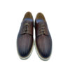 Zapato Blucher de Rejilla Calce Marron de hombre frente