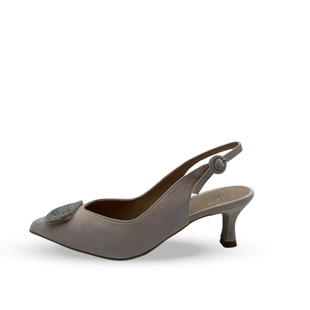 Zapato Destalonado Brillo Joya