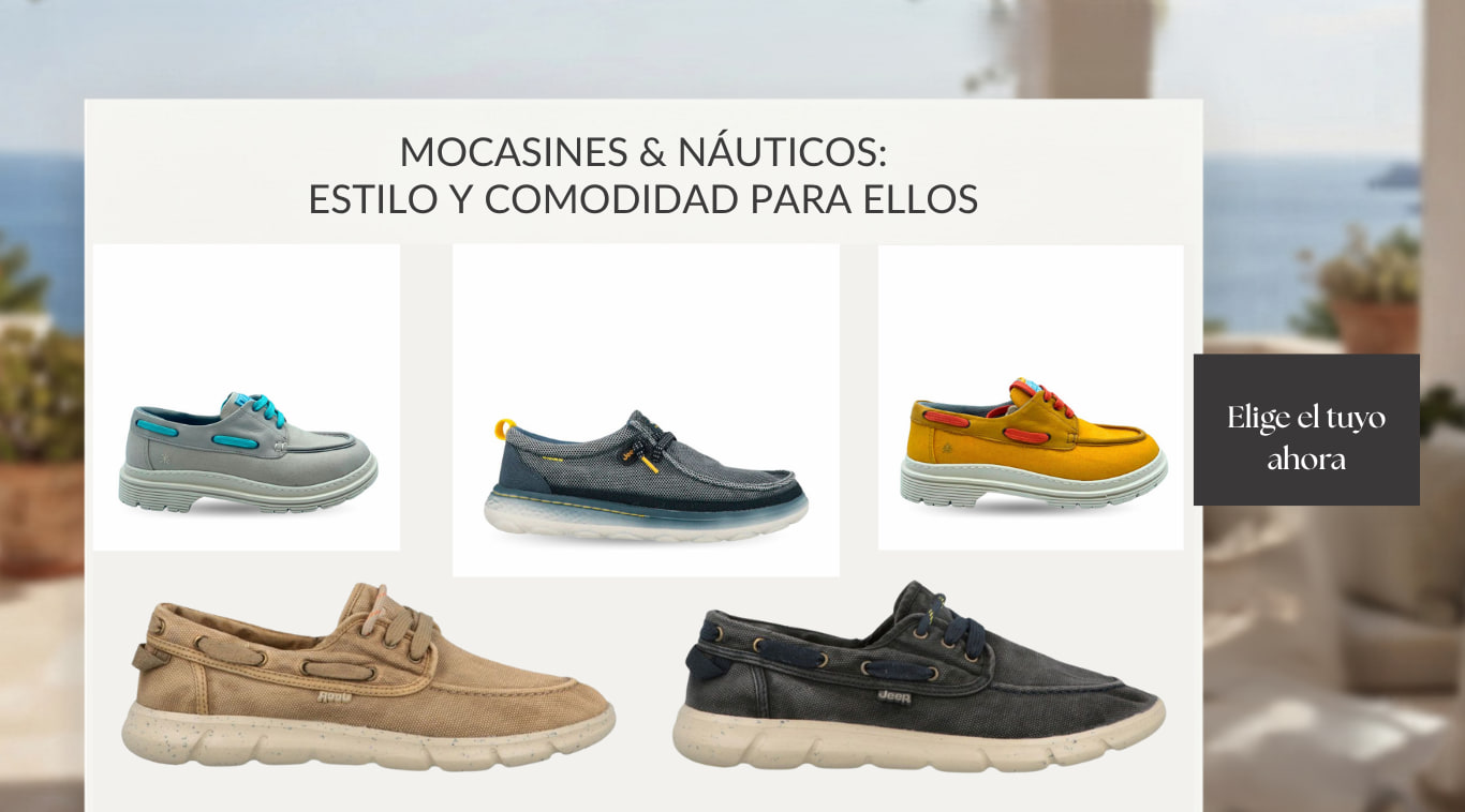 Espacio mocasines y naúticos de hombre