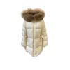Abrigo plumifero modelo ALASKA Blanco crudo