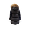 Abrigo plumifero modelo ALASKA Negro trasera Abrigo plumifero modelo ALASKA Negro trasera