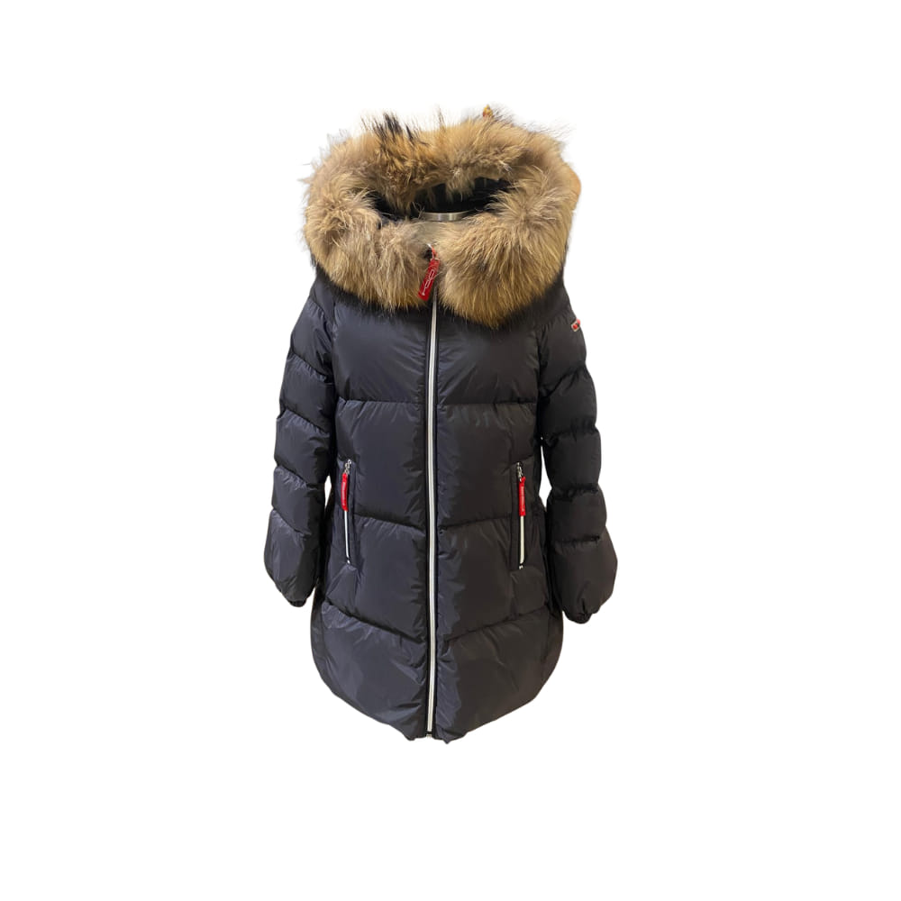 Abrigo plumifero modelo ALASKA Negro