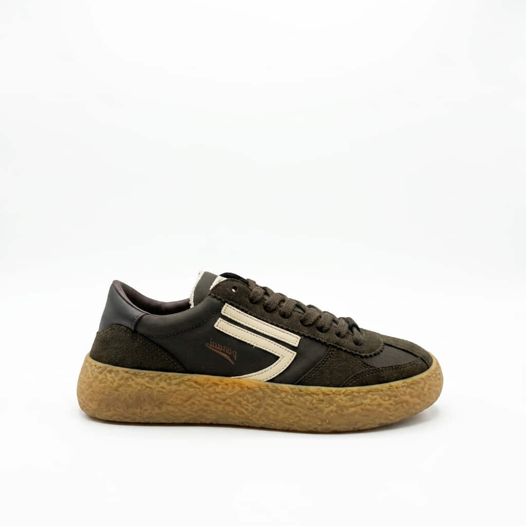 Deportivas Marrón Choco Puraai hombre con cordones