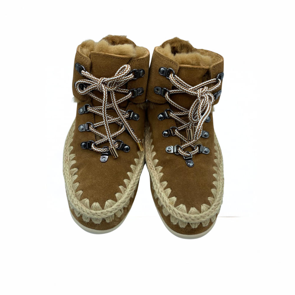 Bota Mou Cuña interior Cuero frente muy cálidas